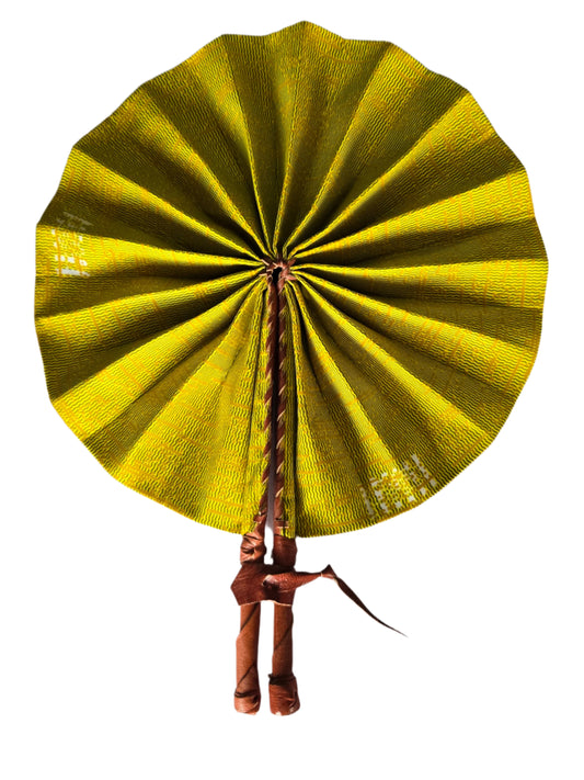 Ghanaian Fabric Fan - AB085