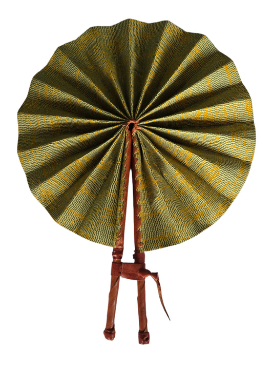 Ghanaian Fabric Fan - AB087