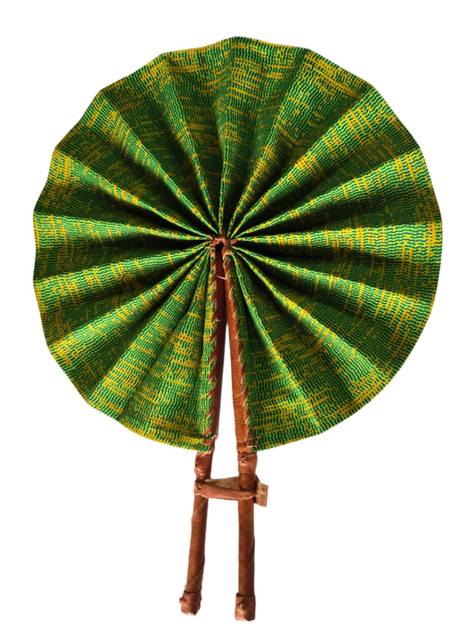 Ghanaian Fabric Fan - AB089