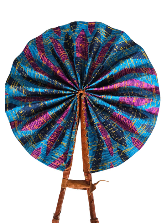 Ghanaian Fabric Fan - AB094