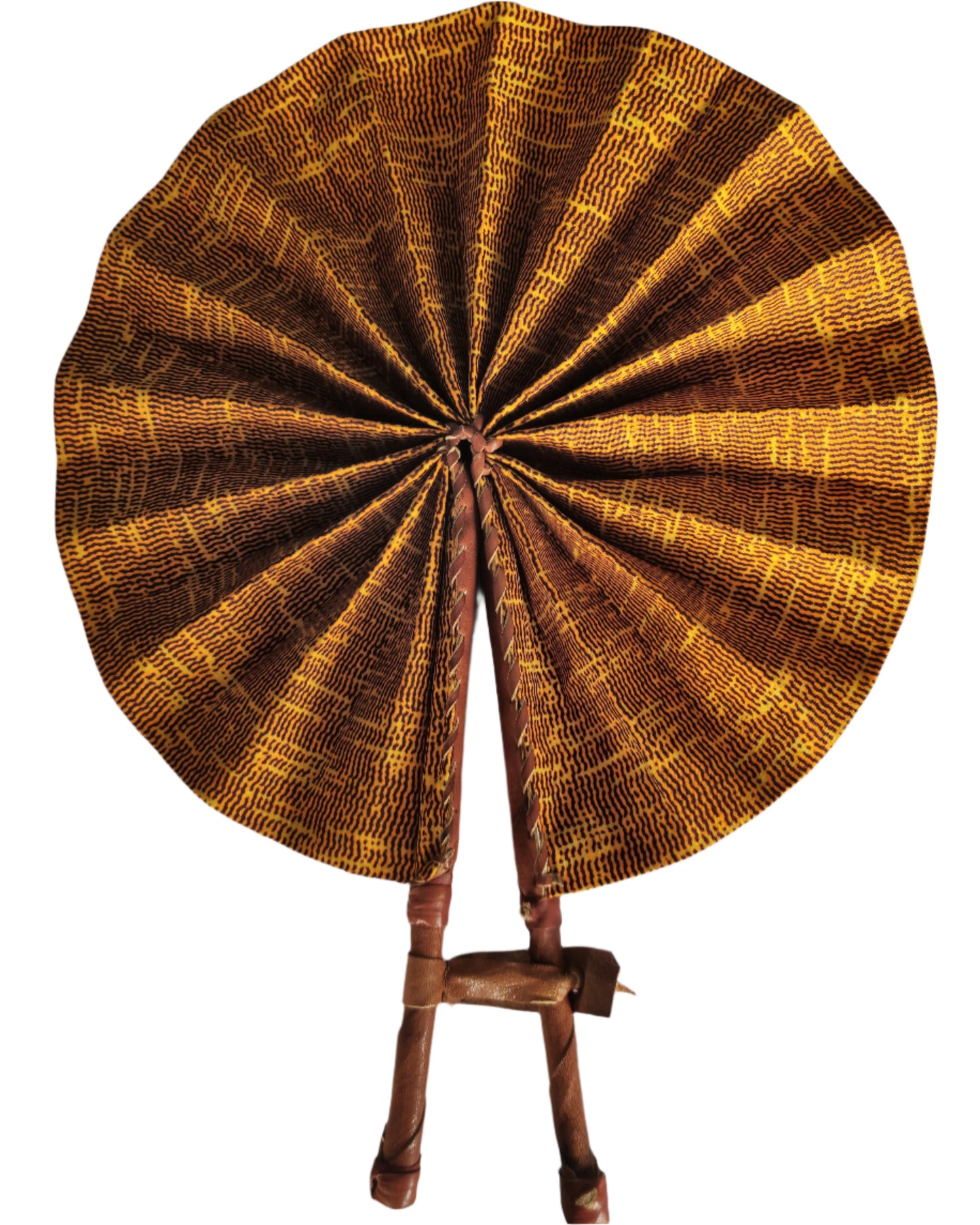 Ghanaian Fabric Fan - AB098