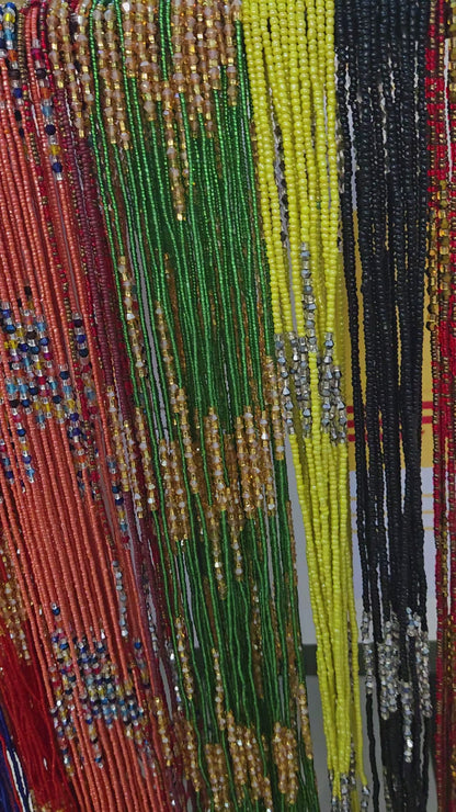 50 pcs Waist Beads African Jewelry from Ghana